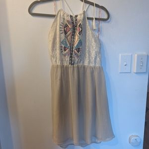 Boho embroidery dress